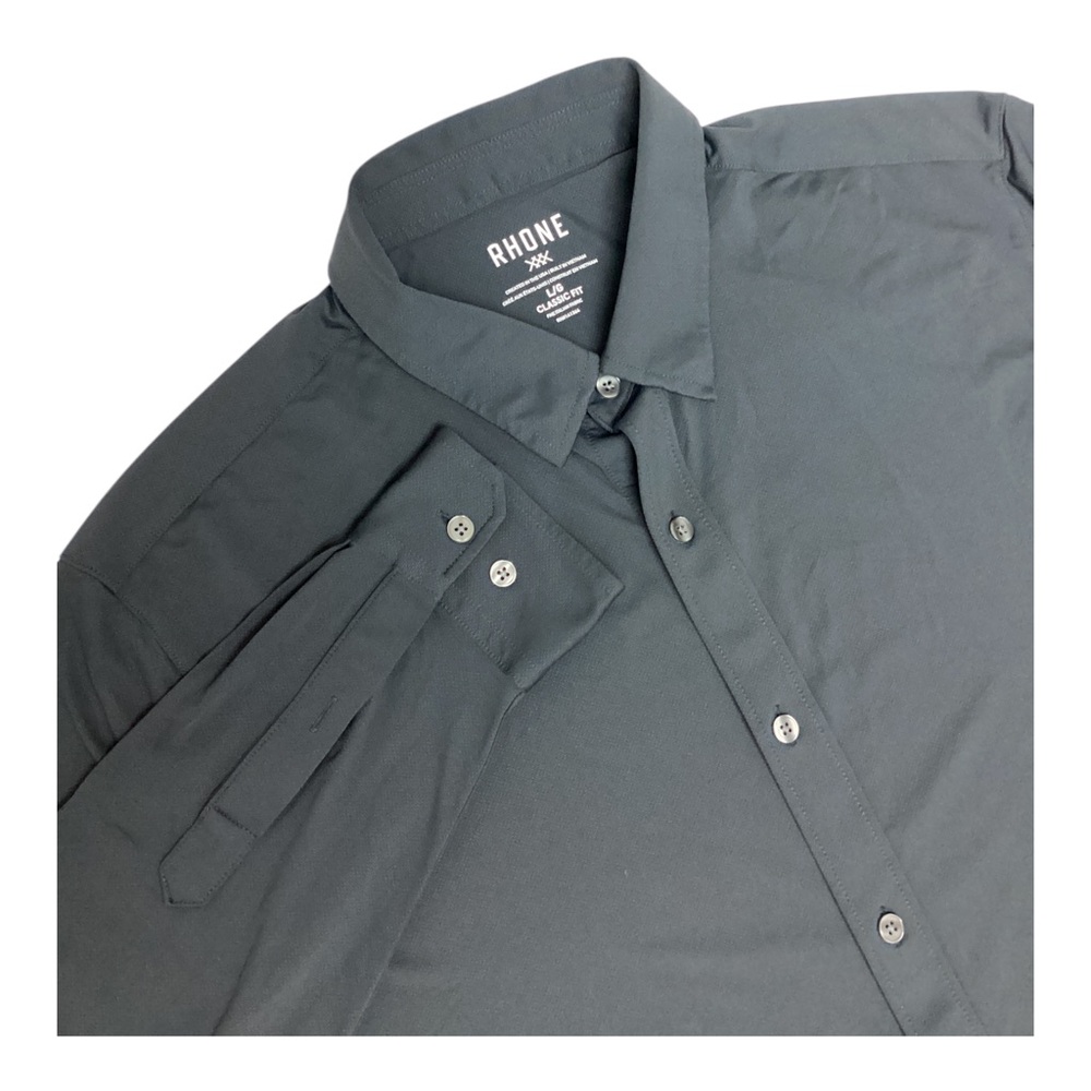 Rhone Men's performance Long-Sleeve Button-Up Shirt size L
